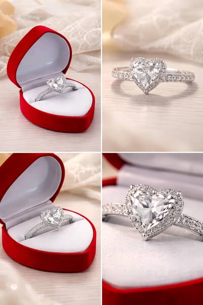 Diamond Ring with Premium Velvet Box