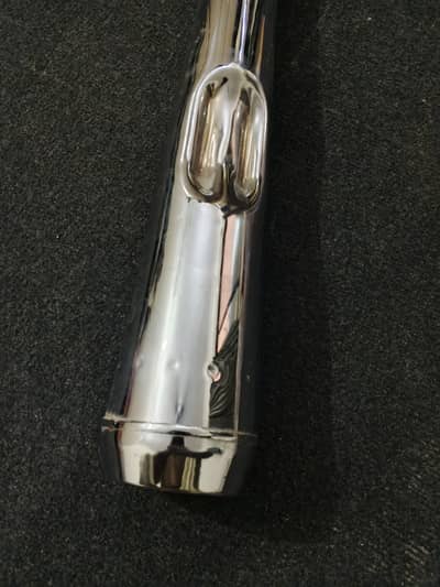 Honda 125 KYH ATLAS Honda Genuine Silencer Chrome