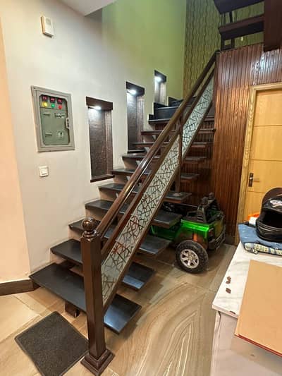 wooden staircase