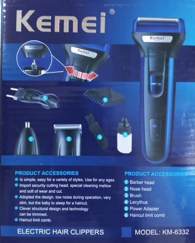 kemei 3 in 1 hair trimmer
