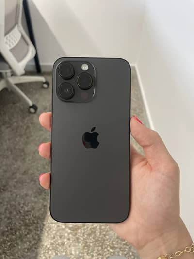 Iphone 14 pro with box & original wire used 128 GB perfect condition