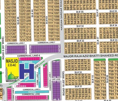 Spacious 1 Kanal Plot Build Your Luxurious Lifestyle Plot Sector H in DHA MULTAN PHASE- 1