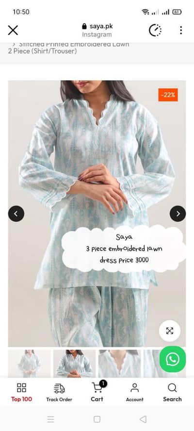 Ready to wear stitched dresses