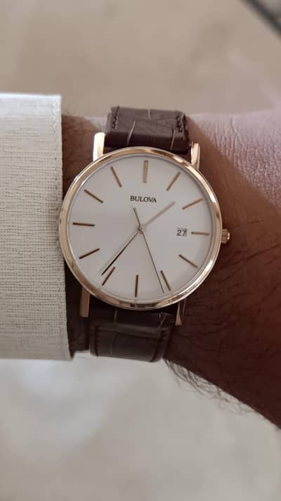 Bulova swiss quartz watch