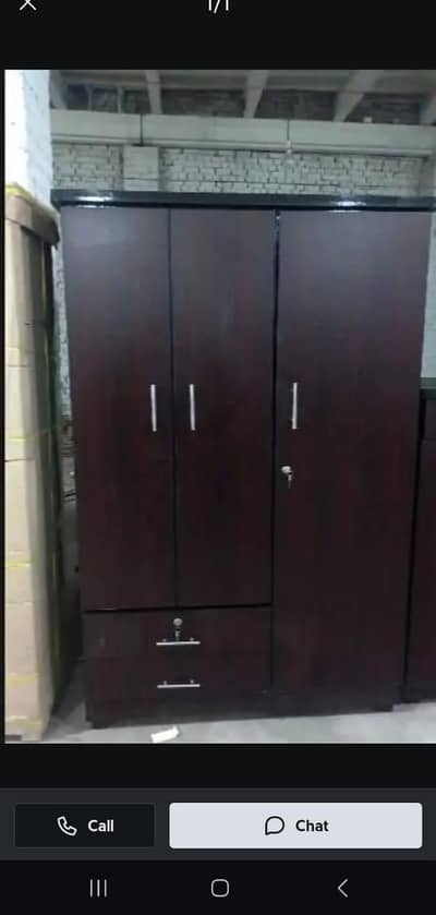 Wooden Wardrobe Almari Brand New Condition