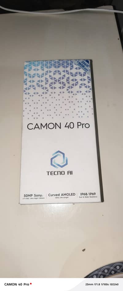 Tenco camon 40 pro 256 GB