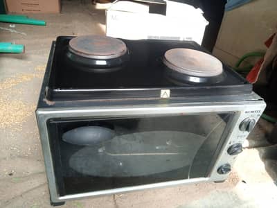 Kumtel Electric Oven with Double Hot Plate
