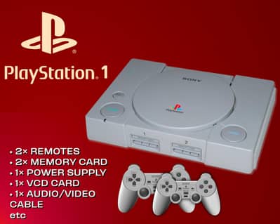 Play station 1 brand new condition 2× remotes for sale