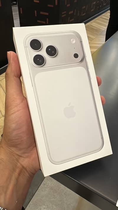 iPhone 17 Pro Max 256 E-Sim Dual | Silver | Non PTA | Box Pack