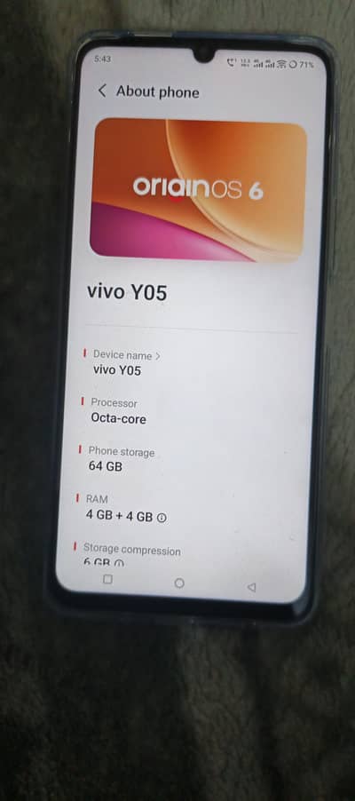 Vivo Y05 Brand New – Sealed / Fresh Condition