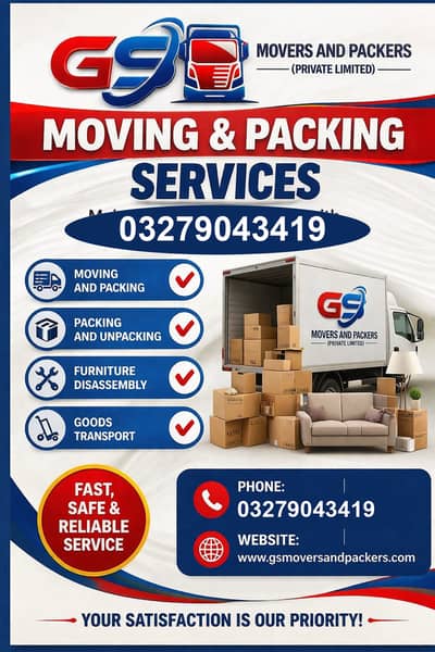 Movers and Packers Home Shifting service Mazda Shahzor container rent