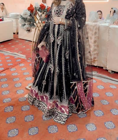 black maxi Embroidery