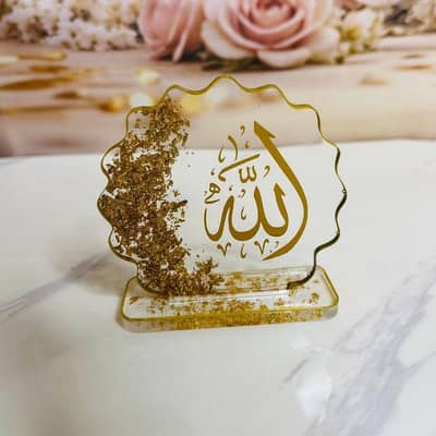 Resin Art handmade Islamic table decor