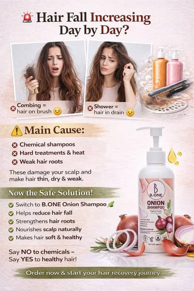 B One Onion Extract shampo