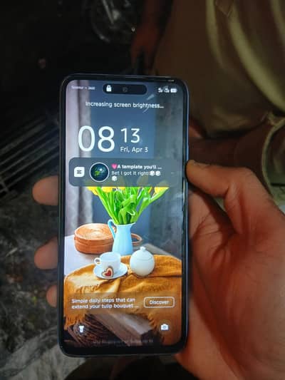 Infinix hot 60i 6+6 128 ma urgent sale box charger sat h