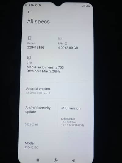 Redmi note 11r 5g for sale