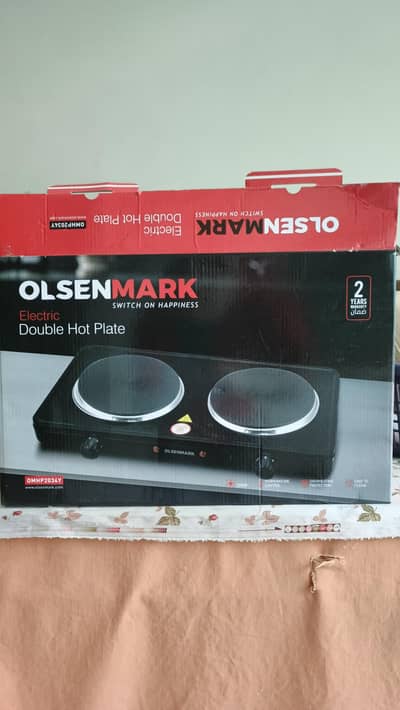 OLSEN MARK DOUBLE HOT PLATE