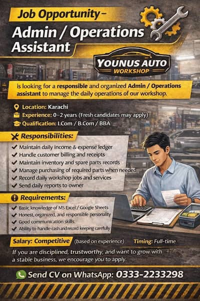 Admin Operations Assistant