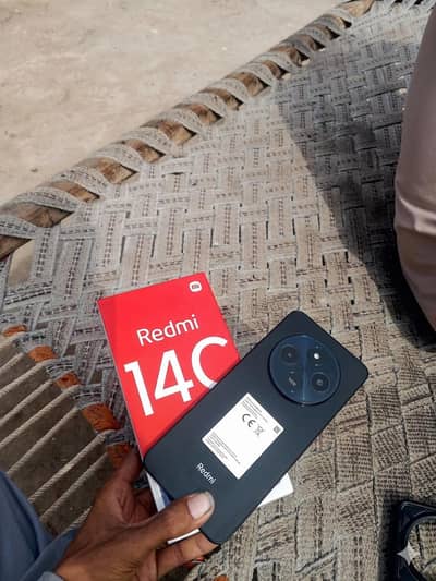 Redmi 14c 4+4 128 with irigaml charger and box