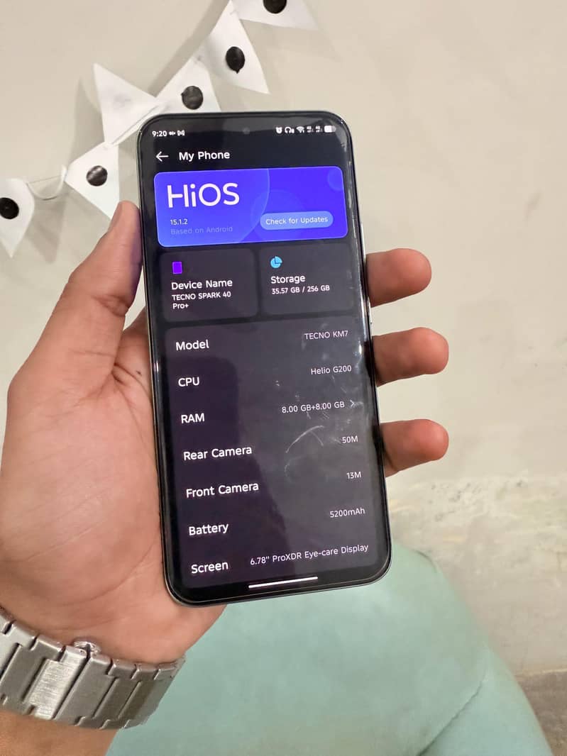 Techno Spark 40 pro plus 7