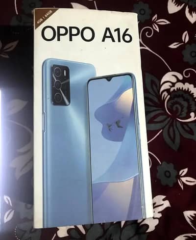 oppo A16 4/64 complete box urgent sale