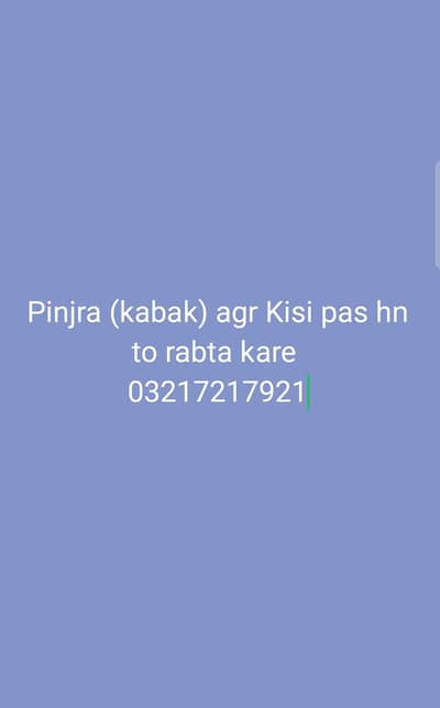 Cage Kisi pas Hain to rabta kare