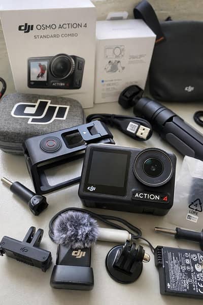 DJI Osmo Action 4 + DJI Mic Mini | 10/10 condition