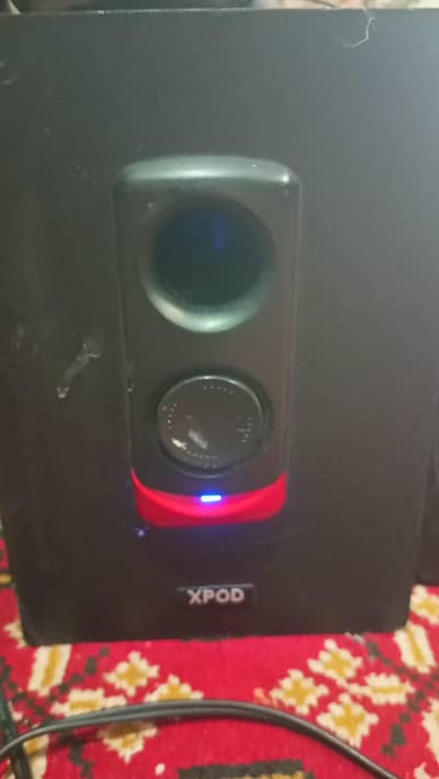 xpod audio woofer aux only