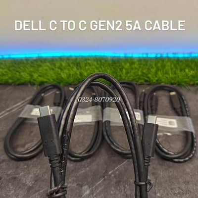 Dell Original USB-C to USB-C Gen 2 Cable - 100W / 10Gbps / 4K Video
