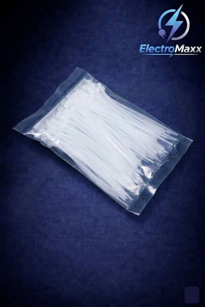 High Quality Cable Ties / Tie Clips – Strong Nylon Wire Zip Ties (All