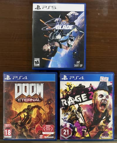 Stellar Blade PS5 | Doom Eternal PS4 | Rage 2 PS4