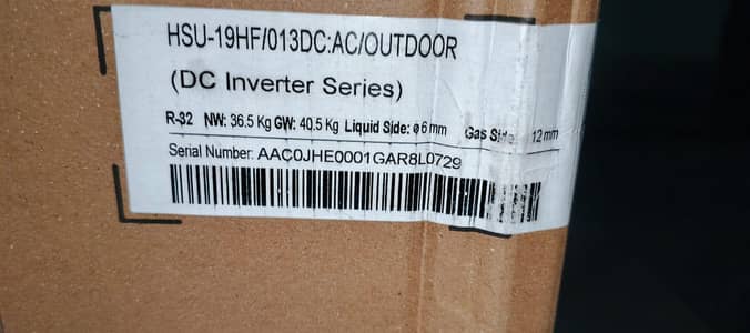 Haier 1.5 Ton Triple Inverter AC (HSU-19HFCA) - Box Packed / Brand New