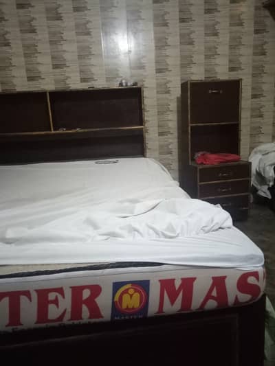 Bed matres,two side table