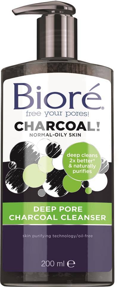 Bioré Deep Pore Charcoal Cleanser 200 ml