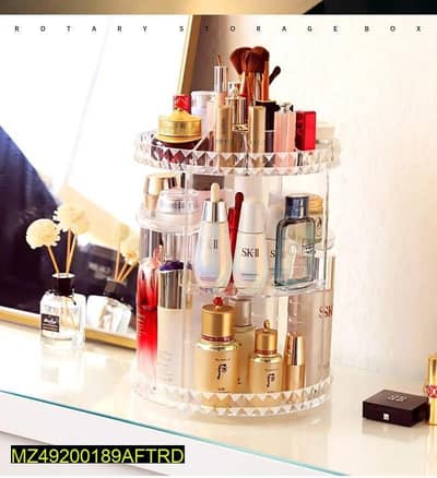 360 Degree Rotating Cosmetics Organizer