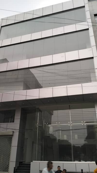 5 Story Brand New Building Plaza for Rent in Gulberg Main Road For Any Software House | Any Multinational Company | Banks | International Call Center | Any Brand Company Head Office | Other Commercial Any Use You Want - Rejected