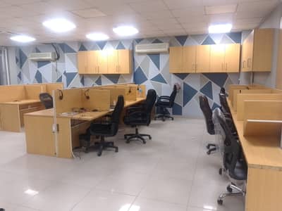 Furnished Office for Rent in Gulberg Very Hot Location for (Call center + Software house + Marketing Office & Other Setup as You Want)