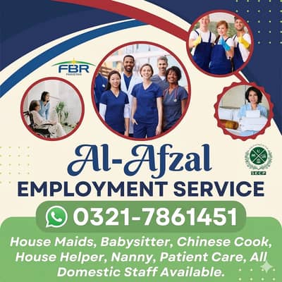 Maids / House Maids / cook / House chef / Baby Sitter maid available