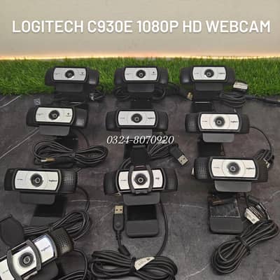 Logitech C930e Business Webcam - 1080p HD Wide-Angle 90° View