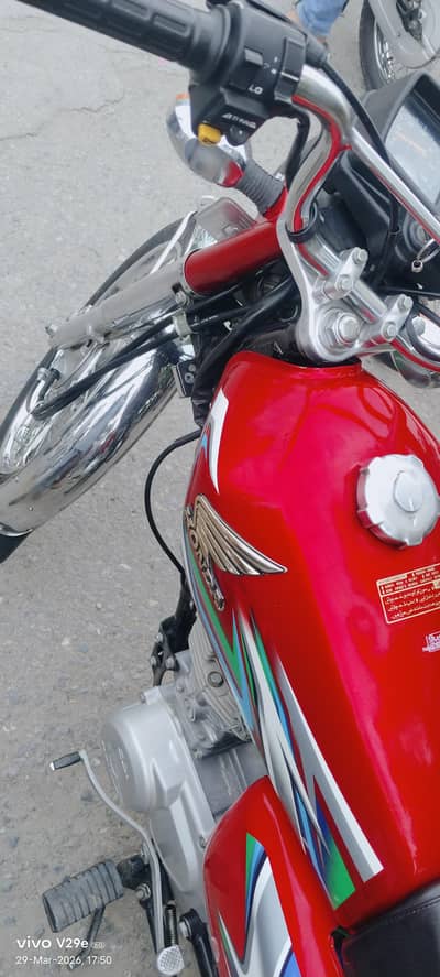 Honda CG 125 2023 model Islamabad number