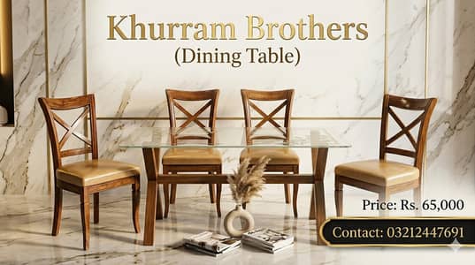 Dining table sale in karachi | 4 seater | 6 seaters | premium dinings
