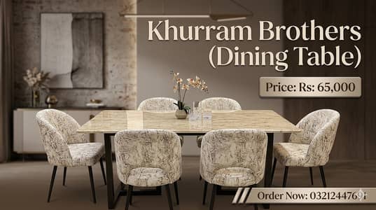 Dining table sale in karachi | 4 seater | 6 seaters | premium dinings