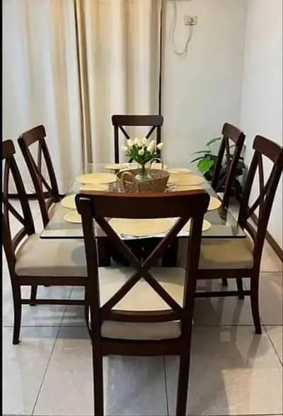 dining table, wooden dining table, 6chairs dining table, furniture
