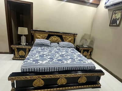 Bed set\Wooden bed\King sized bed\Double bed\Pohsish bed