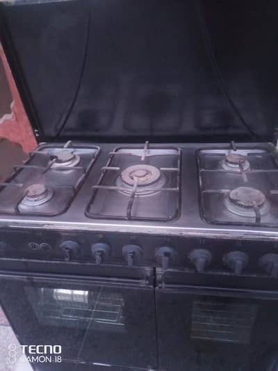 5 burnur cooking range