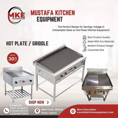 Commercial Electric / Gas  Hot Plate Grill plate  BBQ