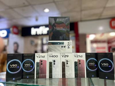 Vivo Smartphones Available | Y Series, V Series, X Series Box Pack