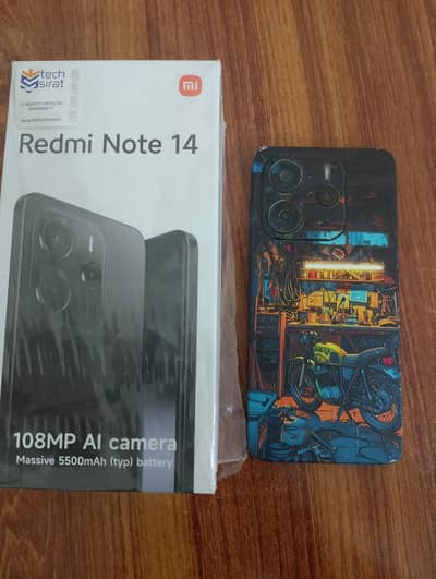 Redmi note 14 8/256 10/10 condition stretch less