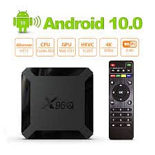 Smart TV Box X96q Quad Core 8+128 4k  Andriod 10v