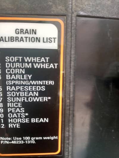 Grain moisture meter(Dickey john) USA